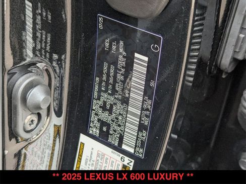 New 2025 Lexus LX 600 4WD w/ Appearance Package image 22