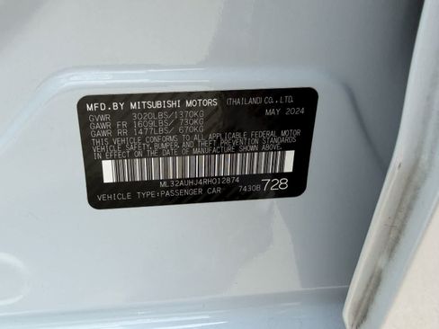 Used 2024 Mitsubishi Mirage LE FWD image 31