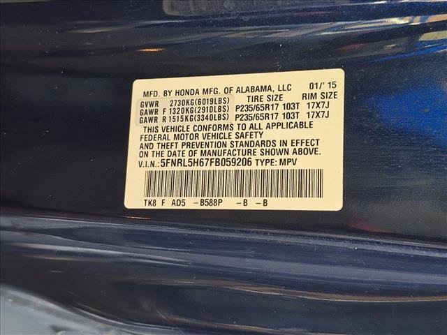 Used 2015 Honda Odyssey EX-L image 26