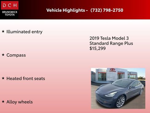Used 2019 Tesla Model 3 Standard Range Plus image 8