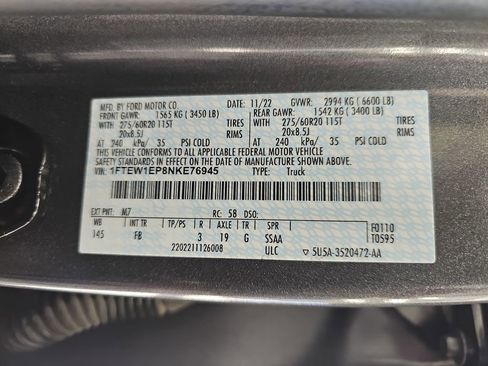 Used 2022 Ford F150 XLT w/ Equipment Group 302A High image 36