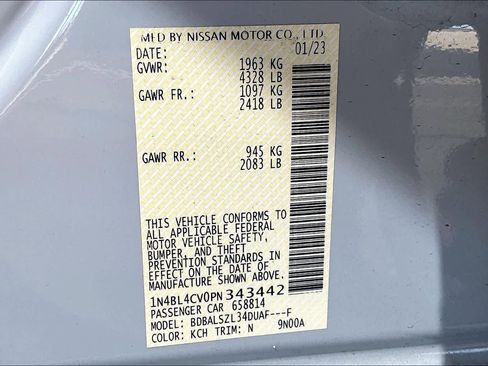 Certified 2023 Nissan Altima 2.5 SR w/ SR Premium Package image 32