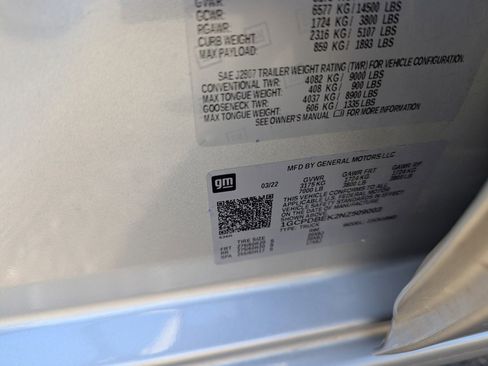 Used 2022 Chevrolet Silverado 1500 Custom w/ LPO, Dark Essentials Package image 10