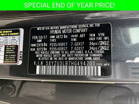 Used 2017 Hyundai Santa Fe Sport w/ 2.4L Tech Package 04 image 18