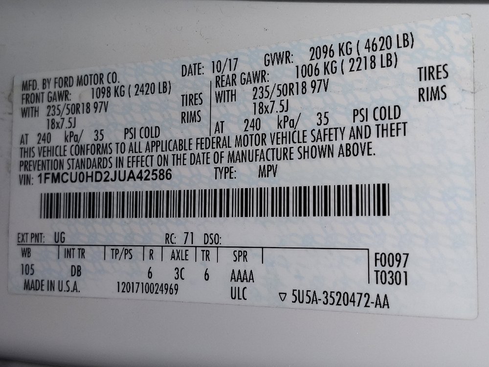 Used 2018 Ford Escape SEL w/ Ford Safe & Smart Package FWD image 33
