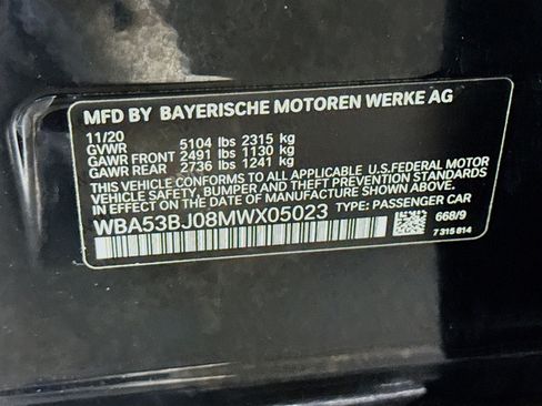 Used 2021 BMW 540i w/ Premium Package image 40