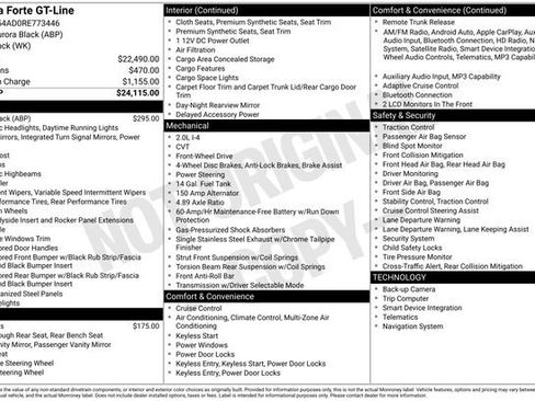 Certified 2024 Kia Forte GT-Line image 33