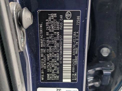 Used 2021 Toyota Camry SE image 24