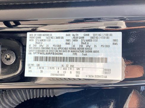 Certified 2024 Ford F150 Lariat w/ Equipment Group 502A High AWD/4WD image 35