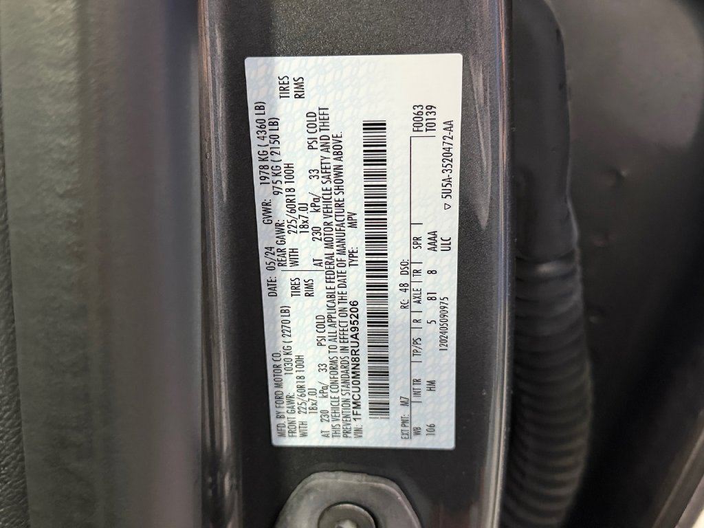 Used 2024 Ford Escape ST-Line w/ Tech Pack #1 FWD image 21
