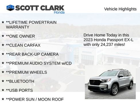 Used 2023 Honda Passport EX-L image 11