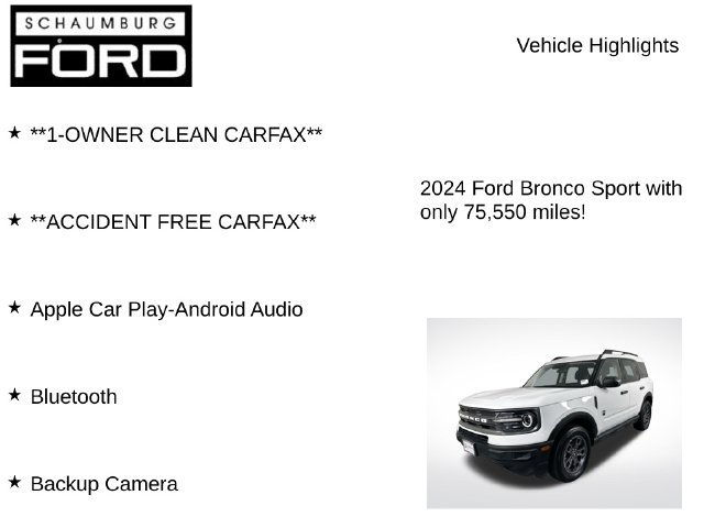 Used 2024 Ford Bronco Sport Big Bend AWD/4WD image 7