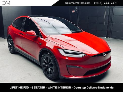Used 2022 Tesla Model X Plaid AWD/4WD image 9