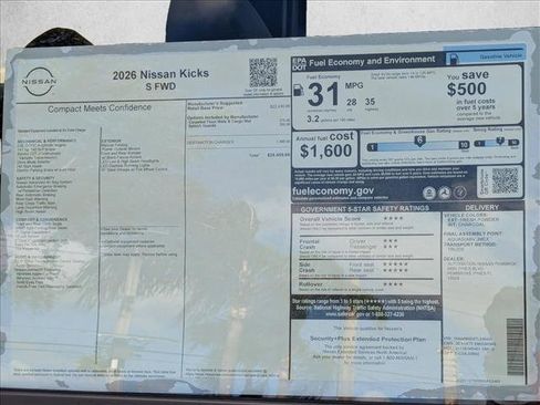 New 2026 Nissan Kicks S image 16