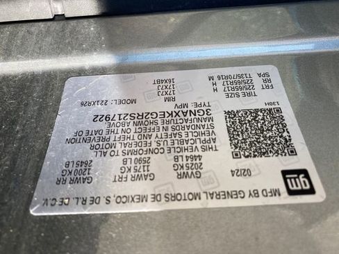 Certified 2024 Chevrolet Equinox LT w/ LPO, Floor Liner Package FWD image 25