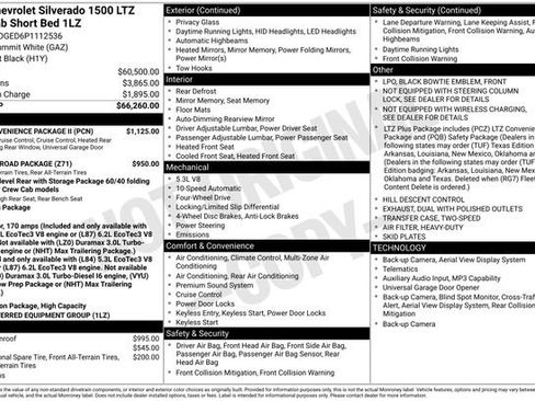 Used 2023 Chevrolet Silverado 1500 LTZ w/ LTZ Convenience Package II AWD/4WD image 3