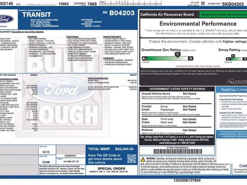 Used 2025 Ford Transit 250 Low Roof w/ Exterior Upgrade Package RWD image 22