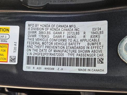 Used 2024 Honda Civic Sport image 23