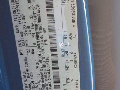 Used 2020 Ford Escape S FWD image 33