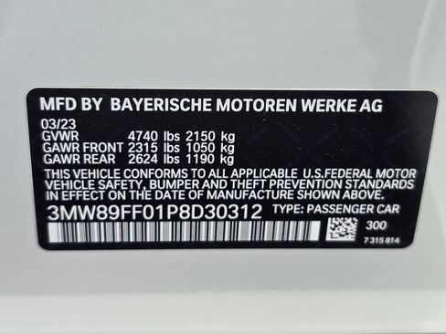 Certified 2023 BMW 330i xDrive Sedan w/ Driving Assistance Package AWD/4WD image 63