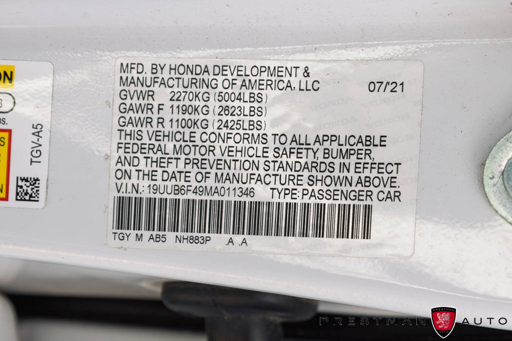 Used 2021 Acura TLX w/ Technology Package AWD/4WD image 43