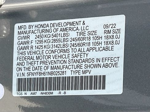 Used 2022 Honda Passport TrailSport image 33