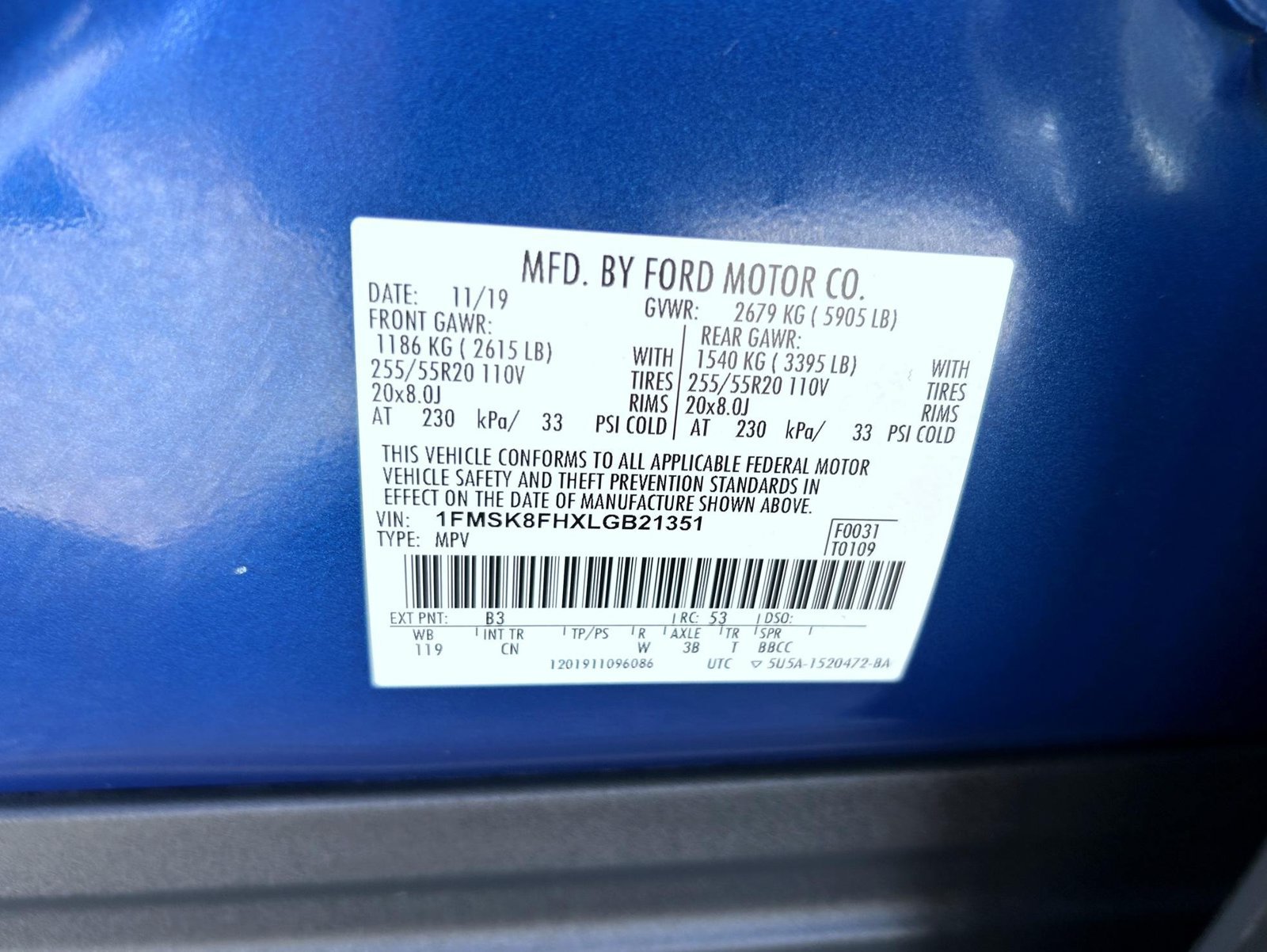 Used 2020 Ford Explorer Limited w/ Class III Trailer Tow Package AWD/4WD image 27