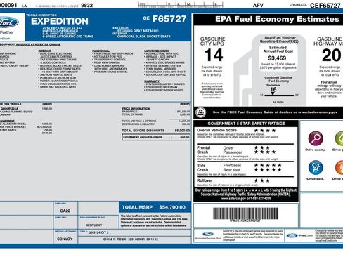 Used 2012 Ford Expedition EL Limited RWD image 30