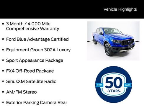 Certified 2020 Ford Ranger XLT w/ Equipment Group 302A Luxury image 6