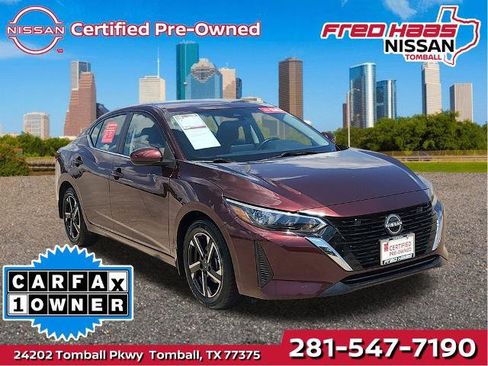 Certified 2025 Nissan Sentra SV FWD image 1