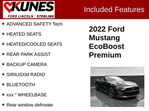 Used 2022 Ford Mustang Premium RWD image 2