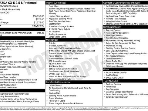 Certified 2023 MAZDA CX-5 AWD 2.5 S image 41