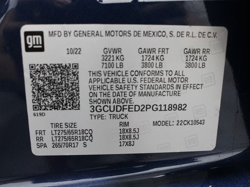 Used 2023 Chevrolet Silverado 1500 LT Trail Boss AWD/4WD image 39