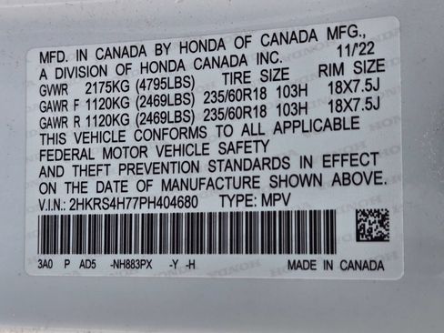 Used 2023 Honda CR-V EX-L image 12