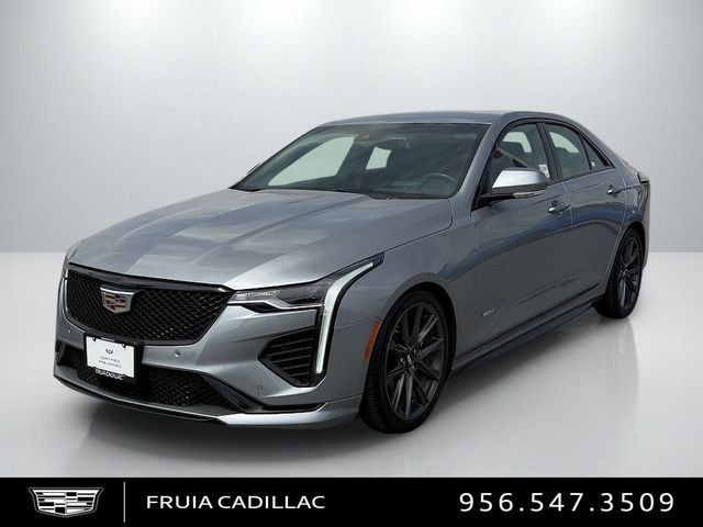 Used 2025 Cadillac CT4 V w/ Technology Package RWD image 1