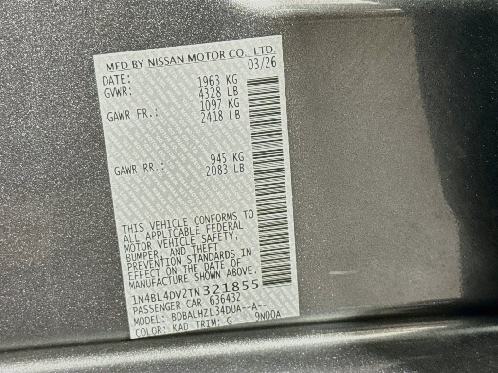 Used 2026 Nissan Altima 2.5 SV FWD image 39