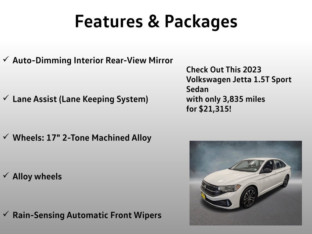 Used 2023 Volkswagen Jetta Sport FWD image 17