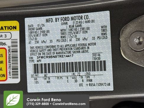 New 2026 Ford Bronco Sport Big Bend w/ Black Appearance Package AWD/4WD image 32