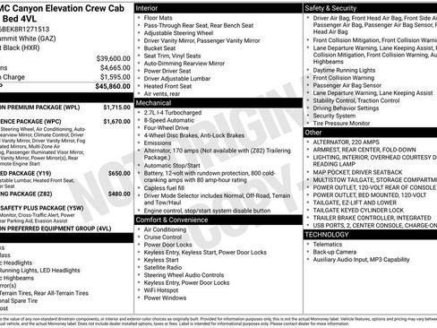 Used 2024 GMC Canyon Elevation w/ Elevation Premium Package AWD/4WD image 32
