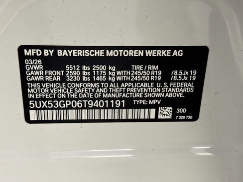 New 2026 BMW X3 xDrive30 w/ M Sport Package image 19
