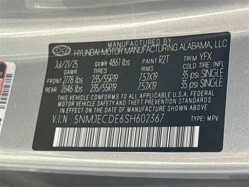 New 2025 Hyundai Tucson Limited image 33