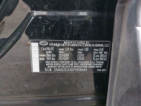 Used 2023 Hyundai Santa Fe Blue AWD/4WD image 37