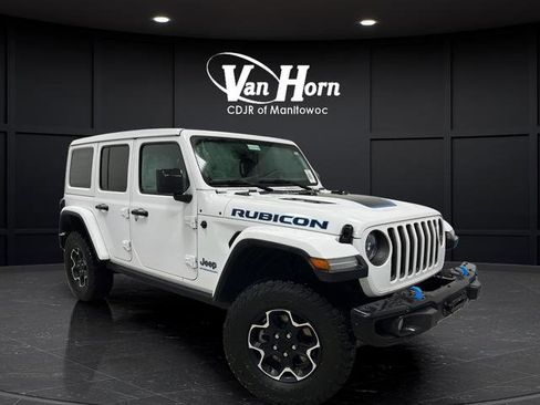 Used 2023 Jeep Wrangler Unlimited Rubicon 4xe w/ Steel Bumper Group image 1