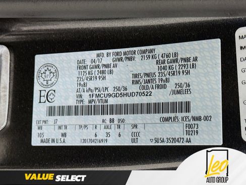 Used 2017 Ford Escape SE w/ Equipment Group 201A AWD/4WD image 34