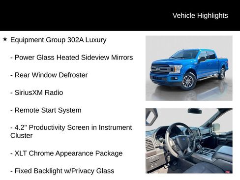 Used 2019 Ford F150 XLT w/ Equipment Group 302A Luxury AWD/4WD image 6