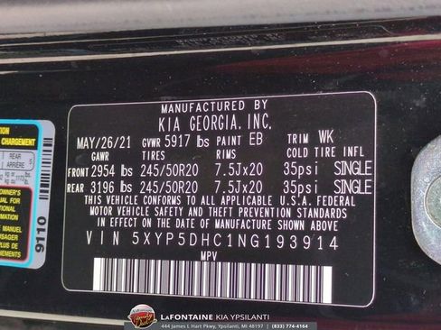 Certified 2022 Kia Telluride SX AWD/4WD image 35