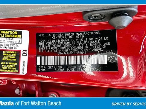 Used 2024 Lexus ES 350 F Sport w/ Accessory Package (Z1) FWD image 16