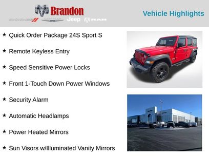 Used 2018 Jeep Wrangler Unlimited Sport S