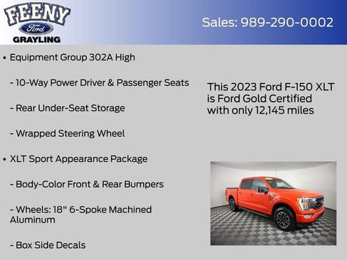 Used 2023 Ford F150 XLT w/ Equipment Group 302A High AWD/4WD image 20