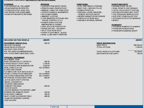 Used 2014 Ford Mustang Premium w/ Electronics Package RWD image 27